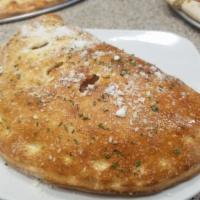 Meatball with Ricotta Calzone · Meatball, Mozzarella and Ricotta Cheese with Side of Marinara