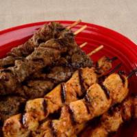 Side of Chicken Breast Kabob - One Skewer · Fresh, never frozen, chicken breast skewer, marinated in our special blend of spices and 
ch...