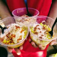 Esquites / Corn in a cup. · 
