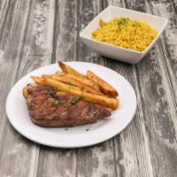 Ahi Tuna Steak · Chargrilled and lightly seasoned with humdingers spice. Includes remoulade, seasoned rice, c...