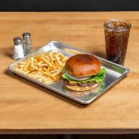 1/3 lb. The Classic Burger · Brioche bun, American cheese, BW sauce, lettuce, tomatoes, pickle and onion.