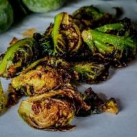 BRUSSEL SPROUTS · Flash fried and seasoned with house seasoning
