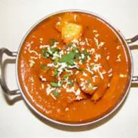 Shrimp Vindaloo · Shrimp cooked with spicy sauce and potatoes.