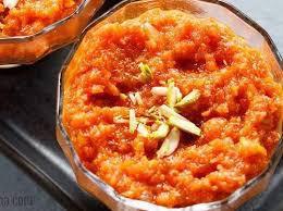 Gazzar ka Halwa · Made with grated carrots, whole milk, dried fruit and nuts and it has a delicious light fugg...
