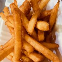 Crispy Battered French Fries · 1/2 lb. portion of our Crispy Battered French Fries served with one 2oz dipping sauce of you...