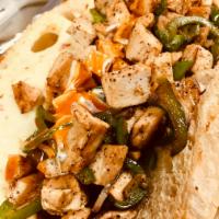 Grilled Chicken Philly Sub · Grilled Chicken Sub Done Up Philly Style - This Sub is Hooked up with your choice of cheese,...