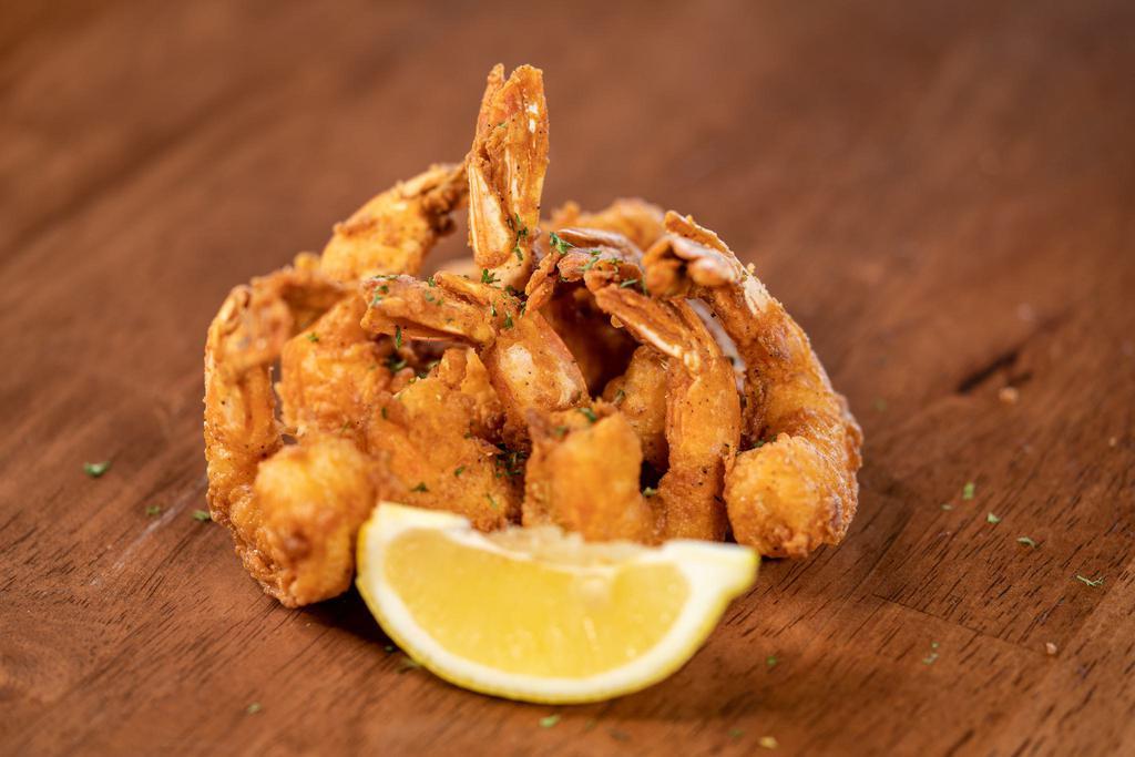 Jumbo Shrimp · Hand-breaded and Lightly Fried Gulf Shrimp that are tender and juicy