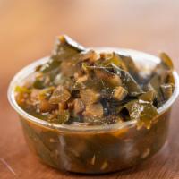 Collard Greens · The Classic Superfood Powerhouse Fresh Hand Cut Vegetarian Collard Green. Prepared With Onio...