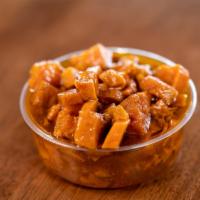 Candied Yams · Our House Cut Jewel Yams, are made with Butter, Cinnamon,
Nutmeg, Clove, Ginger, Granulated ...