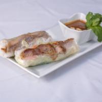 A8. Spring Rolls with Grilled Lemongrass Chicken · 