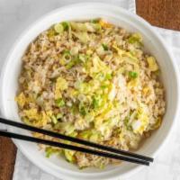 Salted Fish & Chicken Fried Rice  · Salted fish, chicken, peas & carrots, fried rice.