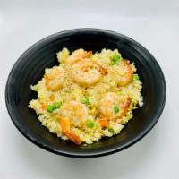 Fried Rice · Cooked rice that's been fried and mix with eggs and vegetables.