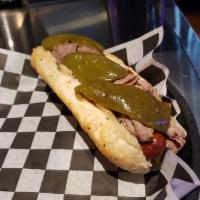 Italian Beef and Sausage Sandwich Combo · Served on a 8