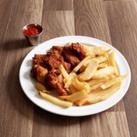 Chicken Wings · Served With French Fries