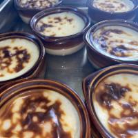 Rice Pudding · Made with short grain rice and milk. 