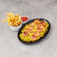 10 Pieces Grilled Shrimp Combo · Served with fries and 20 oz. cup drink.