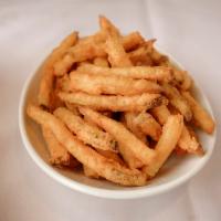 Large Fries · Lightly battered and seasoned fries.