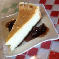New York Cheesecake · Traditional NY cheesecake flavored with a hint of vanilla.