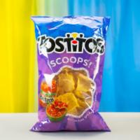 Tostitos · Tostitos scoops 10 oz bag.