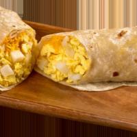 Country Breakfast Burritos · Potatoes, eggs, and cheese.
