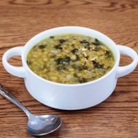Lentil Soup · Mom's homemade lentil soup. Vegan and Gluten Free