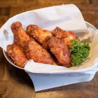Korean Hot Wings · Korean spicy marinated wings. Korean style fried chicken wings.