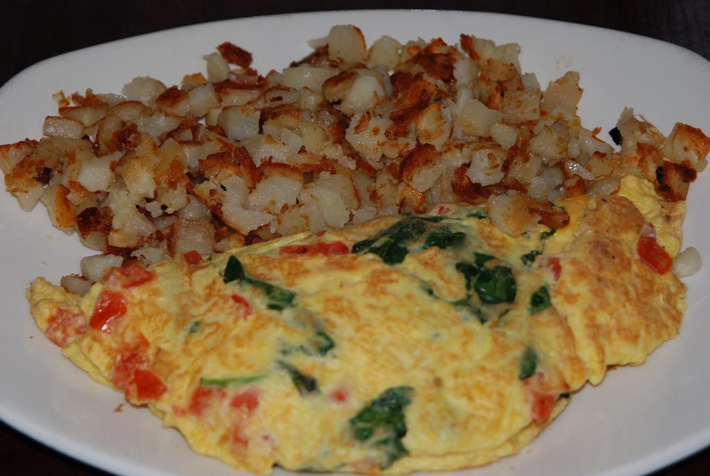 Create Your Own Omelette · Start with our light fluffy omelette. Add extras for an additional charge.