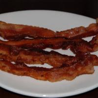 Bacon  · Cured pork. 