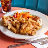 1/2 Broasted Chicken · 4 pieces of broasted chicken and special seasonings. Served with choice of side and roasted ...