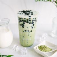 Boba Matcha Latte · Japanese matcha; we offer dairy substitution.