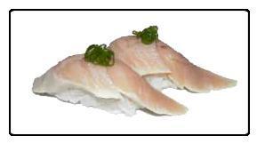 Albacore Tuna Sushi · 2 pieces.