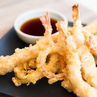 Shrimp Tempura Dinner · Batter fried jumbo shrimp with vegetable in crispy coat. Served with rice.