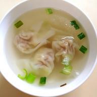 24. Wonton Soup · Seasend broth with filled wonton dumplings.