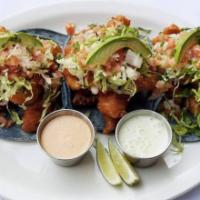 Fried Fish Baja Tacos · 