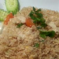 Thai Chef Fried Rice · Choice of meat fried rice with egg, onion and tomato. 