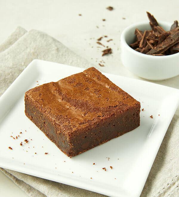 Cheyl's Fudge Brownie · Real semi-sweet chocolate chips, unsweetened chocolate and cocoa.