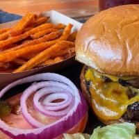 Jalapeno Cheddar Burger · Our burgers are house-ground and pressed using our Prime-grade brisket which makes them bett...