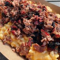 Mac Bowl · BIG bowl of mac-n-cheese topped with the meat of your choice.