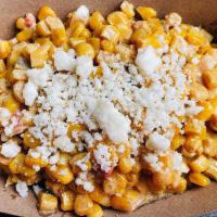 Eskite (Mexican Street Corn) · Creamy ＆ flavorful Mexican-style corn with a little kick.