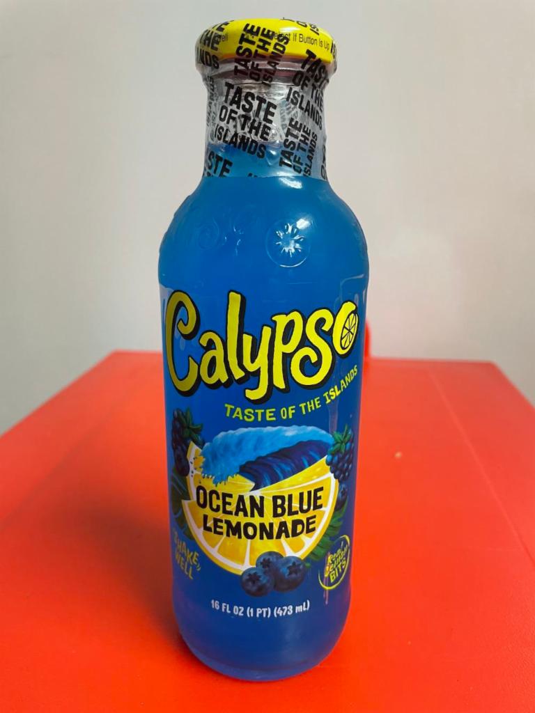 Calypso Ocean Blue Lemonade · 16 Oz Bottle