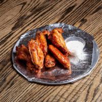 Wings · Choose a sauce. Dipping sauces for an additional charge.