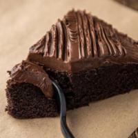 SLICE CAKE · Moist choclate cake with creamy chocolate icing