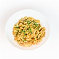 Agnolotti del Plin al Parmigiano · Housemade pork and veal-filled pasta and parmigiano reggiano DOP fonduta (Contains Pork, Vea...