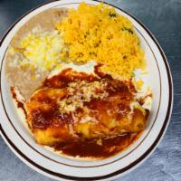 11. Chimichanga Dinner Special · Served with rice and beans.