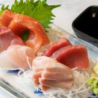 Sashimi Combo (8 Pieces) · 8 PCS of Chef's Choice Premium fish (Blue Fin Maguro, Blue Fin Toro, Hamachi, Hamachi Toro, ...