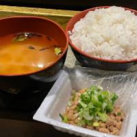 Natto - Breakfast Set (Don't order if you never try) · Nattō (納豆) is a traditional Japanese food made from soybeans,It is often considered an acqui...