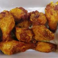 Chicken Wings   · 6 or 12 chicken wings. For flavor: breaded, yummi special, Buffalo, Cajun, or lemon pepper o...