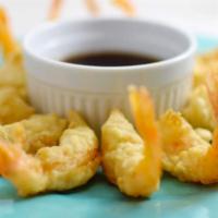 Shrimp Tempura  · 6 pieces. Served with teriyaki.