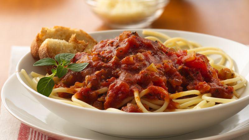 Spaghetti Marinara · Add extra for an additional charge.