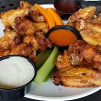 20 Piece Signature Wings · 2 sauce selections. Our famous jumbo chicken wings, hand-tossed in your choice of sauces, se...